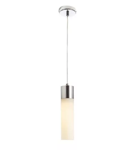 RENDL EIGHT függőlámpa opálüveg/króm 230V LED E27 11W