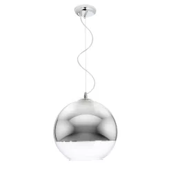   RENDL BEAU MONDE 35 függőlámpa krómozott üveg/átlátszó üveg 230V LED E27 15W