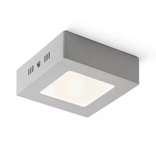 RENDL SLENDER SQ 12 felületre szerelhető matt nikkel 230V LED 6W 3000K