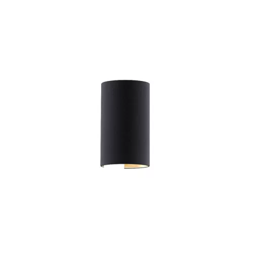 RENDL RON W 15/25 fali lámpa Polycotton fekete/réz fólia 230V LED E27 15W