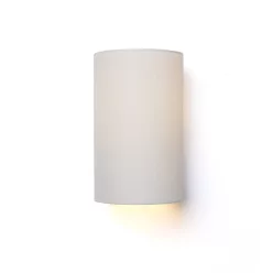   RENDL RON W 15/25 fali lámpa Chintz világosszürke/fehér PVC 230V LED E27 15W
