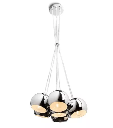 RENDL ASTROMET VII függőlámpa króm 230V LED E27 7x11W