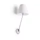 RENDL SILENCE fali lámpa fehér króm 230V LED E27 15W