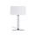 RENDL PLAZA M asztali lámpa fehér króm 230V LED E27 15W