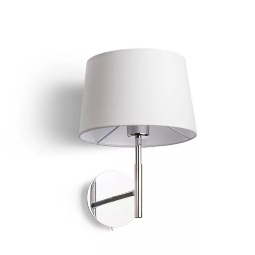 RENDL BROADWAY fali lámpa fehér króm 230V LED E27 15W