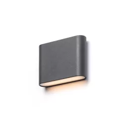   RENDL CHOIX 114 fali lámpa antracitszürke 230V LED 2x3W IP54 3000K