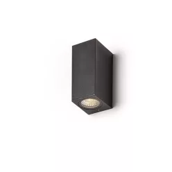 RENDL KUBI II antracitszürke 230V LED 2x3W 56° IP54 3000K