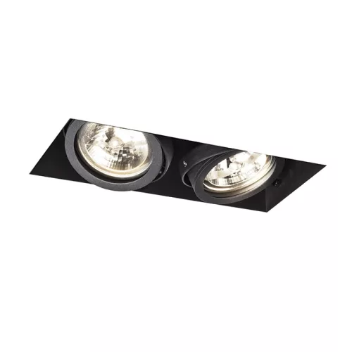 RENDL ELECTRA II fekete 12V LED G53 2x15W