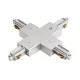RENDL 1F X csatlakozó ezüstszürke 230V