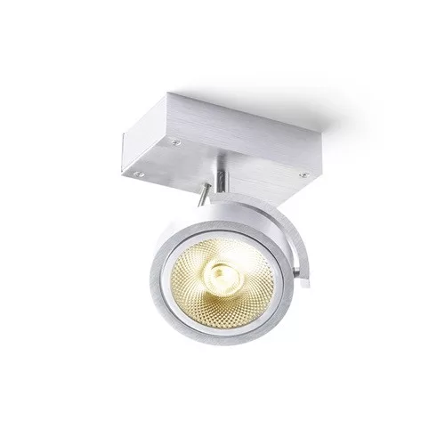 RENDL KELLY I fali lámpa szálcsiszolt alumínium 230V LED G53 15W