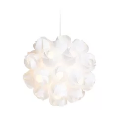 RENDL COCO függőlámpa fehér PVC 230V LED E27 15W