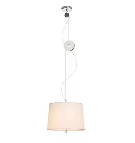 RENDL LEVITA lehúzható függeszték fehér króm 230V LED E27 15W