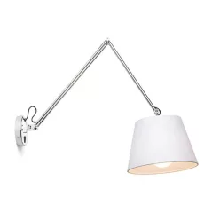 RENDL ASHLEY fali lámpa fehér króm 230V LED E27 15W