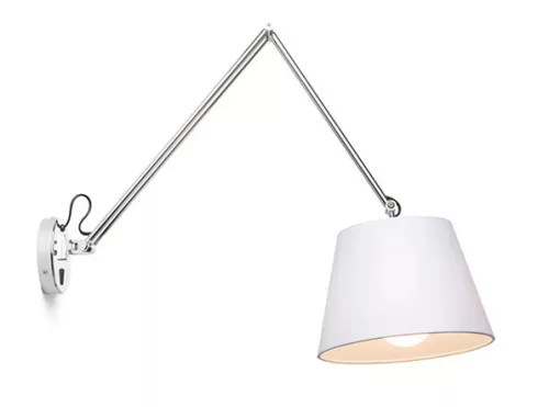 RENDL ASHLEY fali lámpa fehér króm 230V LED E27 15W