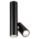 RENDL BOGARD TWIN mennyezeti lámpa matt fekete 230V LED 2x5W 40° 3000K