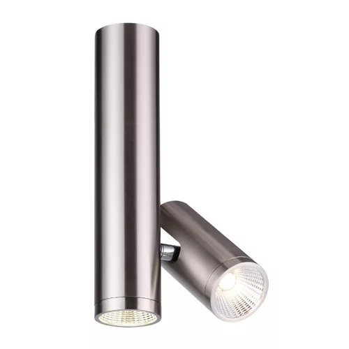 RENDL BOGARD TWIN mennyezeti lámpa matt nikkel 230V LED 2x5W 40° 3000K