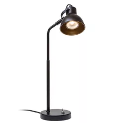   RENDL ROSITA asztali lámpa fekete/aranysárga 230V LED GU10 9W