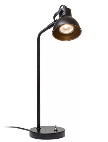 RENDL ROSITA asztali lámpa fekete/aranysárga 230V LED GU10 9W