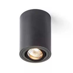 RENDL MOMA dönthető fekete 230V LED GU10 7W