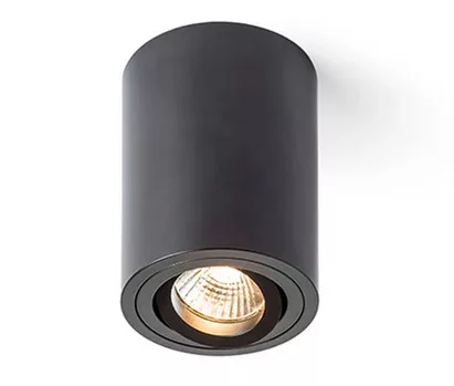 RENDL MOMA dönthető fekete 230V LED GU10 7W