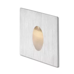  RENDL ELICA SQ süllyesztett lámpa szálcsiszolt alumínium 230V LED 3W IP54 3000K