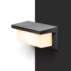 RENDL HIDE RC fali lámpa antracit 230V LED E27 15W IP54