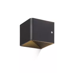 RENDL ONYX fali lámpa fekete 230V LED 5W 3000K