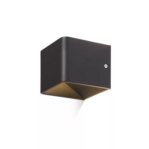 RENDL ONYX fali lámpa fekete 230V LED 5W 3000K