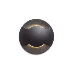   RENDL KICK II süllyesztett lámpa fekete 230V LED 3W IP54 3000K