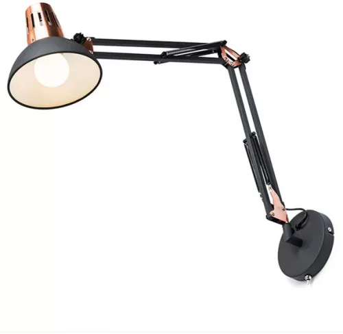 RENDL ANTE fali lámpa fekete réz 230V LED E27 15W