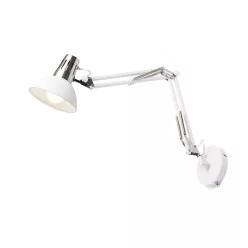RENDL ANTE fali lámpa fehér matt nikkel 230V LED E27 15W