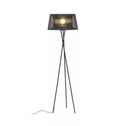 RENDL BOULOGNE állólámpa fekete 230V LED E27 15W