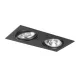 RENDL PASADENA G53 SQ II fekete 230V LED G53 2x15W