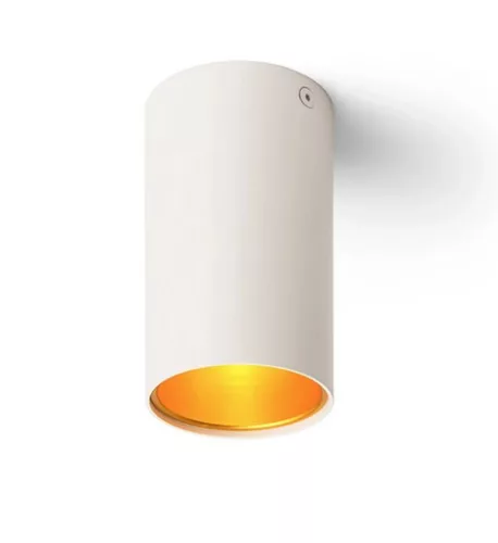 RENDL TUBA mennyezeti lámpa matt fehér/aranysárga 230V LED GU10 7W