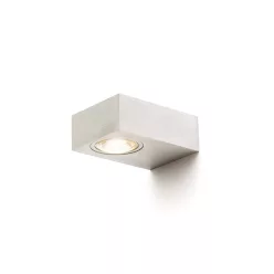   RENDL KORSO II fali lámpa szálcsiszolt alumínium 230V LED 2x3W 120° IP54 3000K