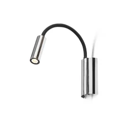 RENDL SHOW fali lámpa fekete króm 230V LED 3W 3000K