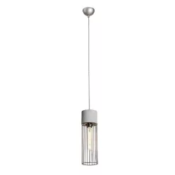 RENDL BURTON függőlámpa beton 230V LED E27 11W
