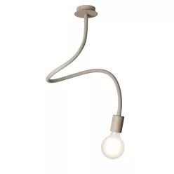 RENDL LOYD E27 I függőlámpa bézsszürke 230V LED E27 15W