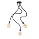 RENDL LOYD E27 III függőlámpa fekete 230V LED E27 3x15W