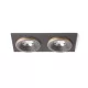 RENDL SHARM SQ II süllyesztett lámpa barna/gyöngyházarany 230V LED 2x10W 24° 3000K