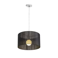 RENDL GLAMOUR 35/20 függőlámpa fekete 230V LED E27 15W