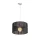 RENDL GLAMOUR 35/20 függőlámpa fekete 230V LED E27 15W