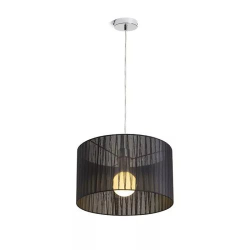 RENDL GLAMOUR 35/20 függőlámpa fekete 230V LED E27 15W