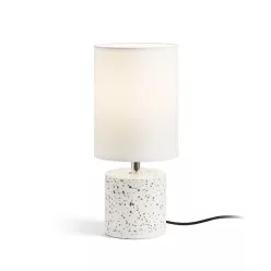   RENDL CAMINO asztali lámpa búrával fehér dekoratív terasz 230V LED E27 15W