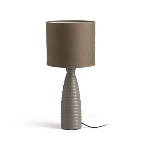 RENDL LAURA asztali lámpa bézsszürke 230V LED E27 15W