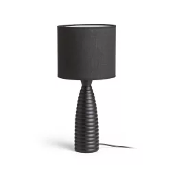 RENDL LAURA asztali lámpa fekete 230V LED E27 15W