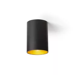   RENDL CONNOR mennyezeti lámpa fekete/aranysárga 230V LED GU10 10W
