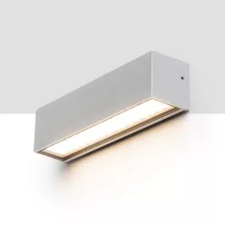   RENDL CAMARGUE fali lámpa ezüstszürke szaténüveg 230V LED 6W IP65 3000K