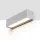 RENDL CAMARGUE fali lámpa ezüstszürke szaténüveg 230V LED 6W IP65 3000K