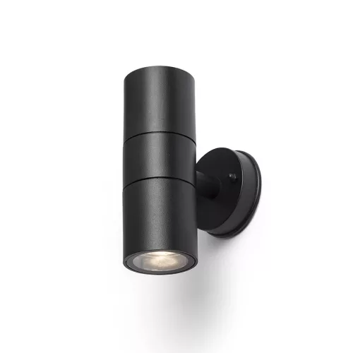 RENDL SORANO II fali lámpa fekete műanyag 230V LED GU10 2x8W IP44